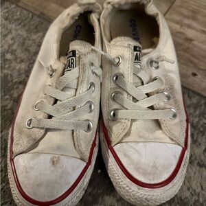 Converse Sneakers with Red Trim